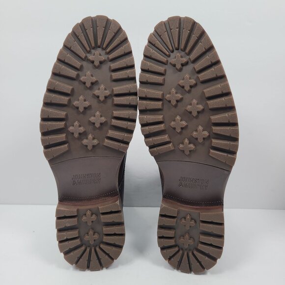 Johnston & Murphy Stratford Cap Toe Men's Mahogany Boots 59-3234 US size 8M - Picture 7 of 8